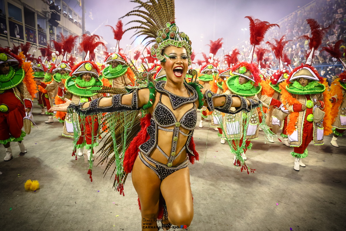 Programme des défilés de la série or (groupe A) pour le Carnaval de Rio